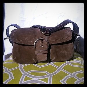 Coach Soho Brown Suede